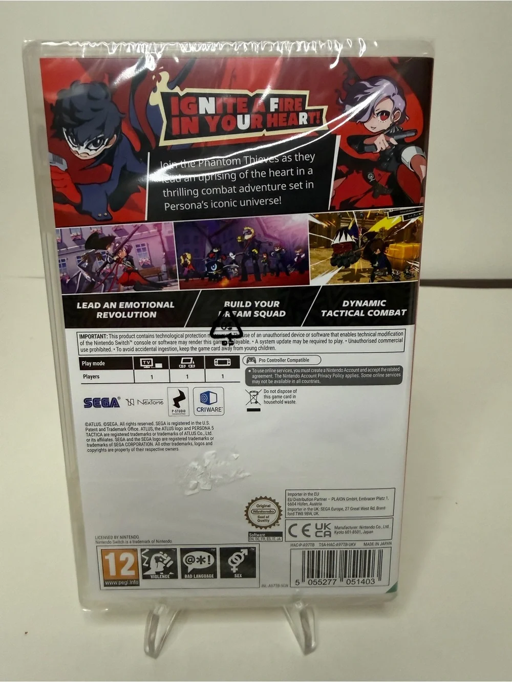 Nintendo Switch Persona Tactica P5 - Red Cover